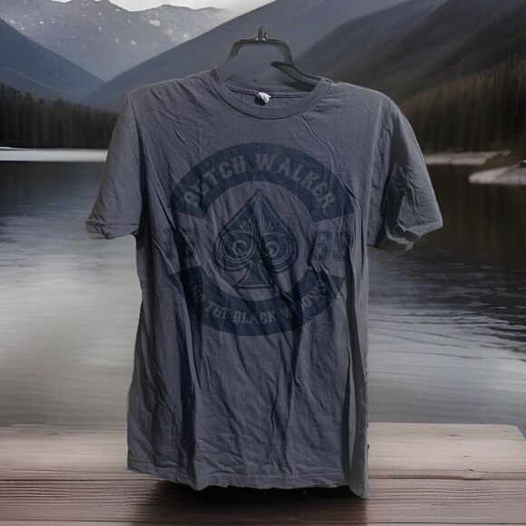 Very RARE Butch Walker & The Black Widows Gray Tour T-Shirt Size M - Picture 1 of 5